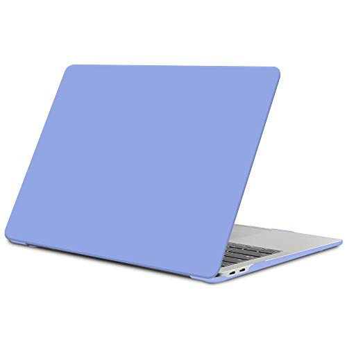 TECOOL Custodia MacBook Air 13 Pollici 2018 2019 2020 (Modello: A2337 M1 / A2179 / A1932), Cover Rigida Plastica Copertina Case per Nuovo MacBook Air 13.3 con Touch ID - serenità Blu