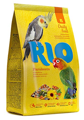 RIO Alimenti per Parrocchetti Razione giornaliera, 1 kg