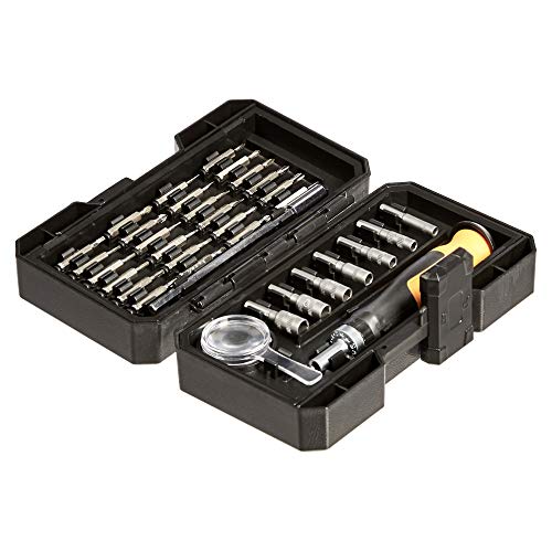 AmazonBasics - Set da 34 pezzi con mini cacciavite e punte