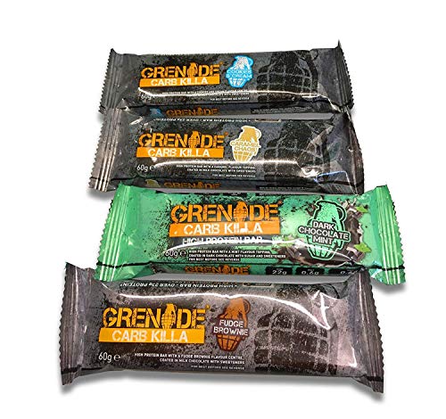 Grenade Carb Killa Barrette proteiche, confezione mista, 12 x 60 g