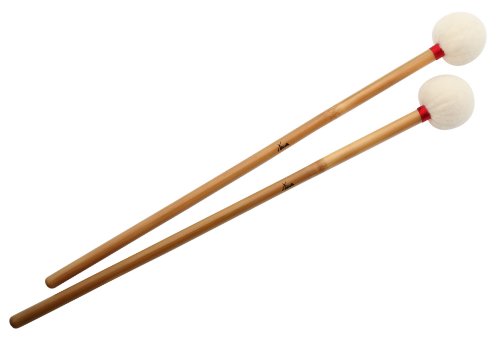 XDrum TB1 - Bacchette per timpano, in bambù con punta in feltro da 35 mm, lunghezza 39 cm