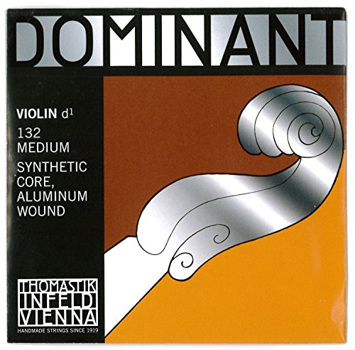 Thomastik Corda per 4/4 violino Dominant - corda Re nucleo sintetica, rivest. alluminio, media