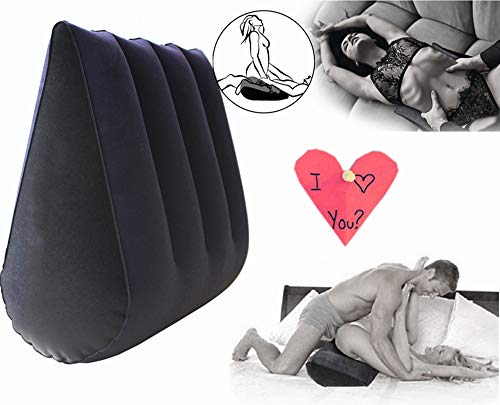 Blu scuro, cuscino gonfiabile, cuscino multifunzionale, facile da trasportare, ammortizzatore posteriore, yoga assist