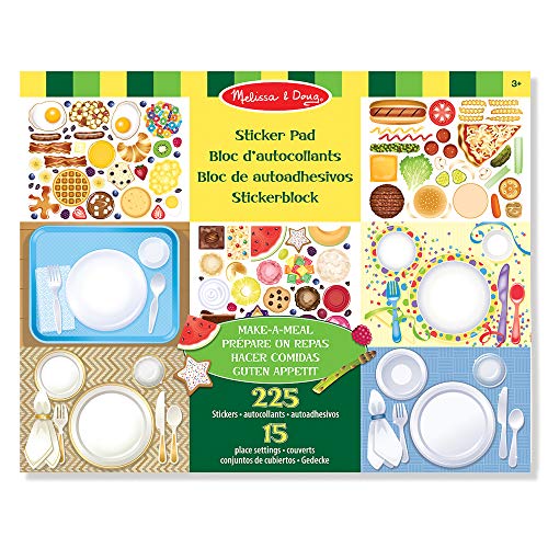 Melissa and Doug Album e collezione di 225 adesivi - Chef creativo