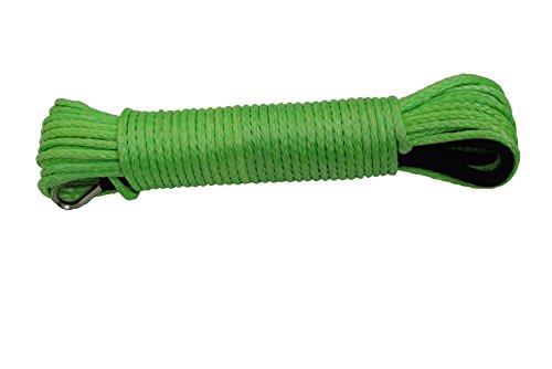 3/40,6 cm X50FT synthetic Winch Rope, ATV Verricello, sintetico, corda, utv Winch Line