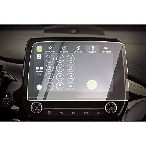 CDEFG per Ford Fiesta ST Focus Car Navigation Glass Pellicola protettiva 9H Scratch Resistant Anti-Fingerprint GPS Proteggi Schermo Trasparente Screen Protector