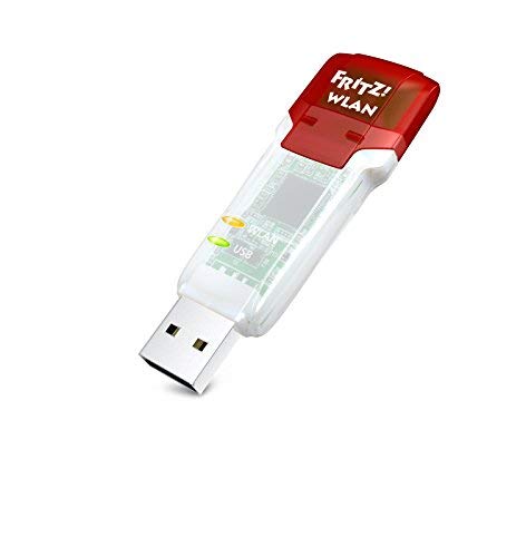 AVM FRITZ! AC 860 Internazionale WLAN USB Stick Adattatore Universale USB Wireless N/AC 1200 Mbits, 2,4 o 5 GHz, Compatibile con Tutti i Router