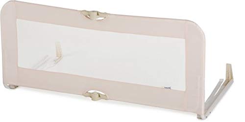 Hauck Sleep N Safe Plus Barriera da Letto di Sicurezza per Bebè, Bambini, Adulti e Anziani, Lungo 108 cm e 44 cm Alto, Pieghevole, Beige