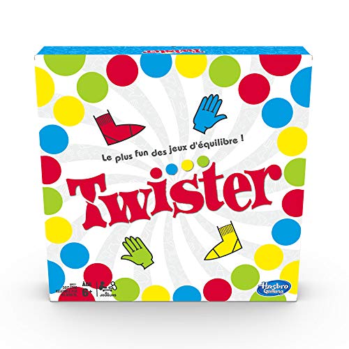 Twister - Gioco da tavolo divertente di equilibrio, versione francese