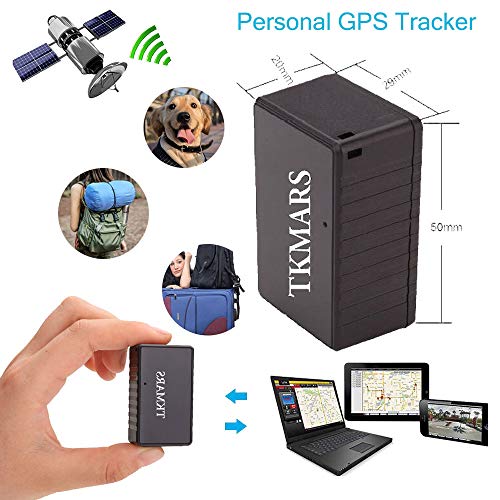 Mini GPS per Bambino/Tronco/Mini Borsellino/Auto in Tempo Reale per Risparmio Energetico Intelligente GPS Tracker in Tempo Reale GPS Locator Anti-perso File Importanti e APP Gratuita