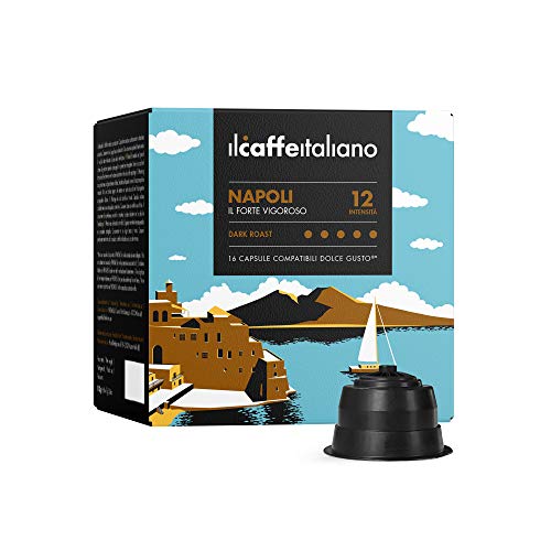 Il Caffè Italiano - Nescafè Dolce Gusto 96 Capsule compatibili - Miscela Napoli Intensità 12 - Frhome