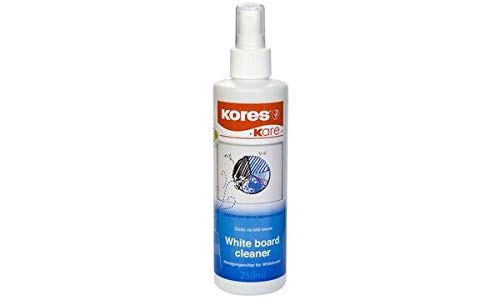 Kores - Spray pulente per lavagna bianca, 250 ml