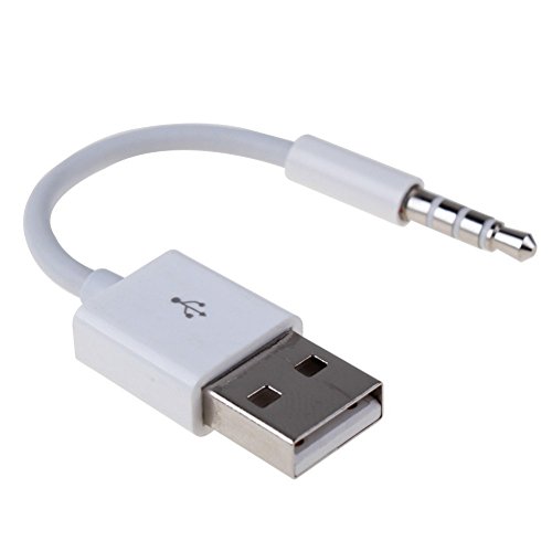 JSER, 2 cavi da USB tipo A maschio a jack AUX maschio da 3,5 mm, connettori per cuffie audio