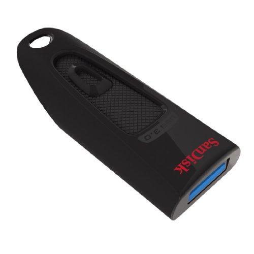 SanDisk Ultra 16GB chiavetta USB 3.0, fino a 130MB/s, Nero