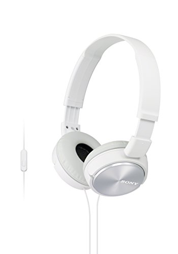 Sony MDR-ZX310AP - Cuffie on-ear con microfono, Bianco