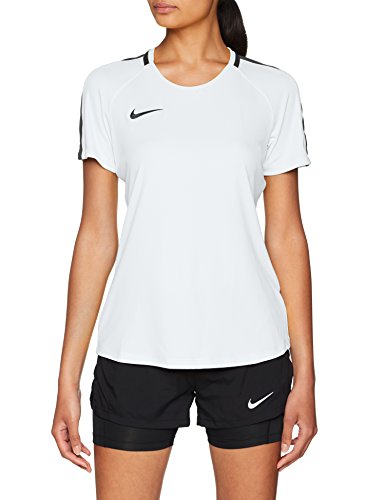 Nike Academy18, T Shirt Donna, White Black, L