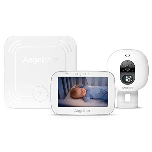Angelcare - Babyfono con rilevatore di movimento, visualizzazione della temperatura, Bluetooth
