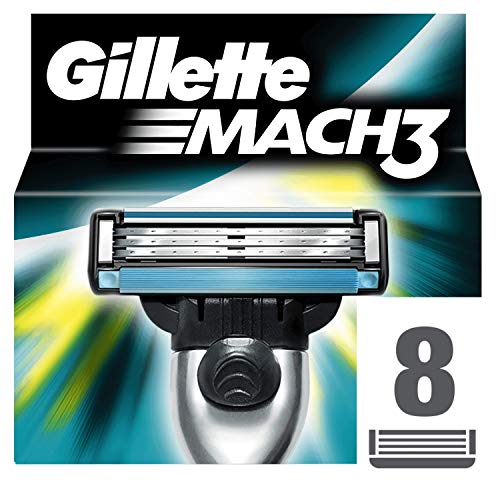 Gillette Mach3 Lame per Rasoio da Uomo XL, 8 Pezzi