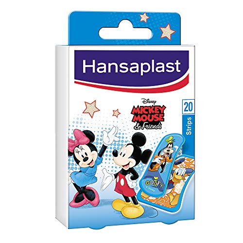 Hansaplast Mickey Mouse and Friends, Cerotti pe bambine, Confezione da 20 cerotti