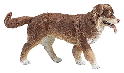 Papo 54038 - Statuina di cani e gatti del pastore australiano, multicolore