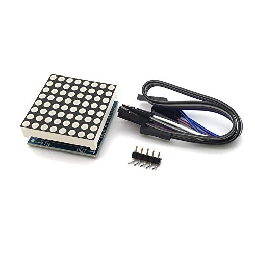 AptoFun 8X8 DOT Matrix MAX7219 Modulo Mcu Kit Controllo Display LED per Arduino/Raspberry Pi