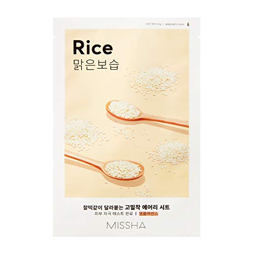 Missha Airy Fit Sheet Mask (Rice), 20 g