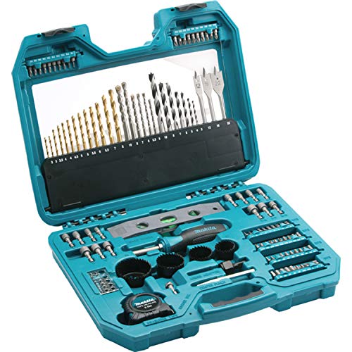 Makita P-90370 - Set di accessori per trapano e punte Pro, 120 pezzi, colore: Verde