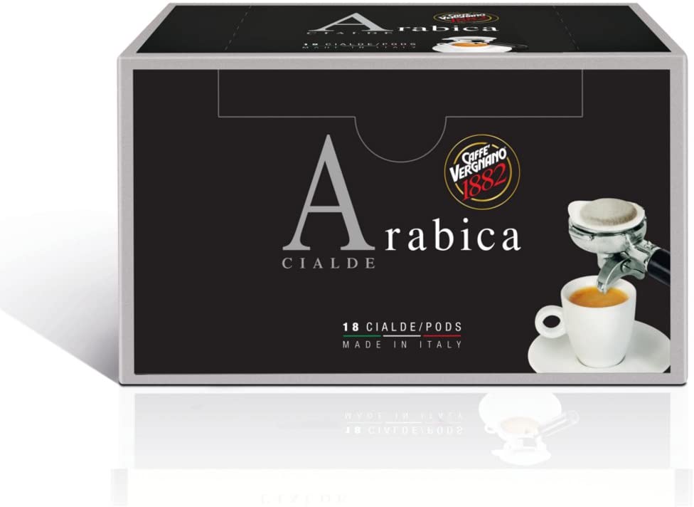 Caffè Vergnano 1882 Cialde Caffè Arabica - 6 confezioni da 18 cialde, filtro in carta (totale 108)