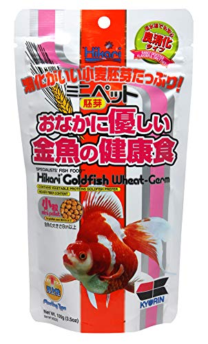 Hikari Goldfish Wheat Germ 3.5 oz | Floating Mini Pellet | Daily Fish Food