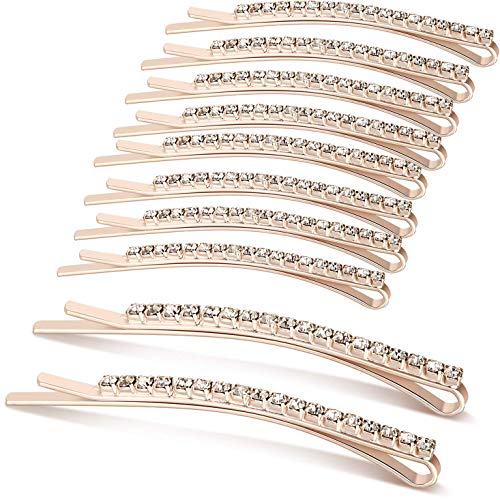 Fermagli per Capelli Lucenti, Mollette per Capelli Morbidi, Accessori per Capelli Acconciatura, Forcina per Ragazze, Donne, Festa Quotidiana da Sposa (argento10pcs)