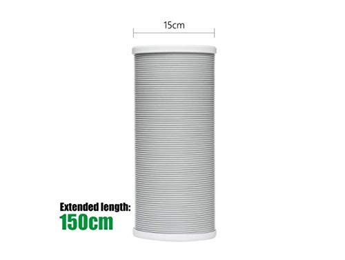 Tubo di scarico 15 cm di diametro 150/200/300 cm di lunghezza per condizionatore d'aria portatile Midea, 1,5 m