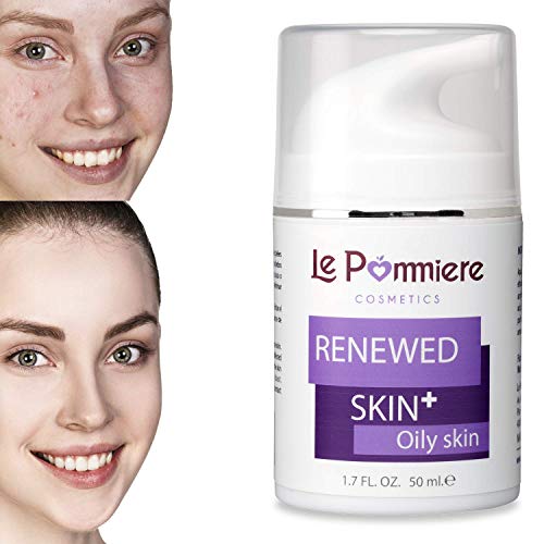 Le Pommiere crema trattamento dell' acne 50 ml. Gel anti brufoli viso e corpo. Adolescente, adulti, ormonale o cistica. Tutti i tipi di pelle. Unisex