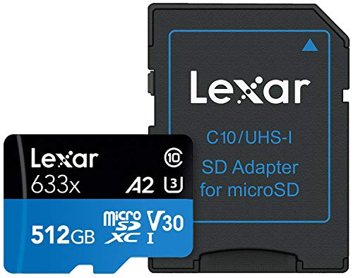 Lexar Schede Professional 633x 512GB microSDXC UHS-I