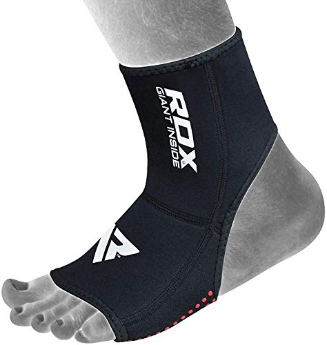 RDX Cavigliera Elastico per Caviglie Boxe Supporto Sport Fitness MMA Tutore Fascia Calze (Il Pacchetto Contiene Pezzo Unico)