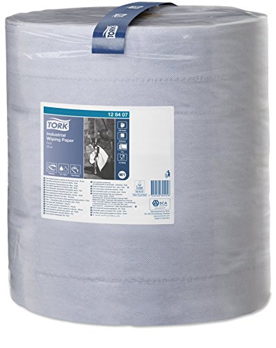 Tork Industrial roll, 3-ply, blueembossed, 340mx36.9cm, 1000 sheets