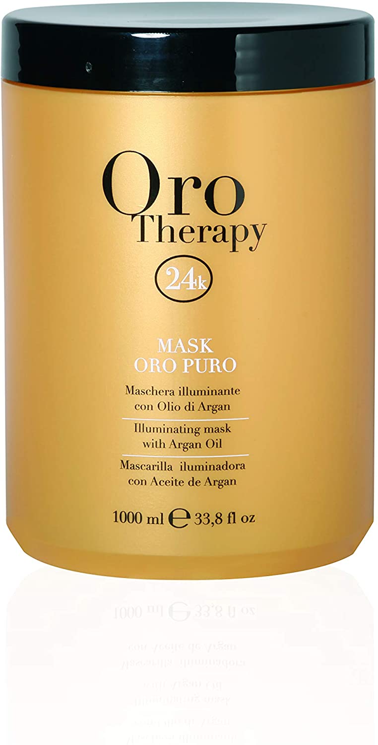 Fanola Oro Therapy Illuminante Mask Oro Puro Maschera Capelli - 1000 Ml