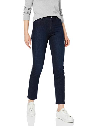 Marchio Amazon - MERAKI Jeans Slim Donna, Blu (Indigo Rinse), 28W / 32L, Label: 28W / 32L