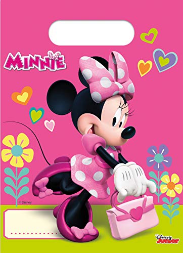 Sacchetti regalo Minnie felice - 6 pezzi