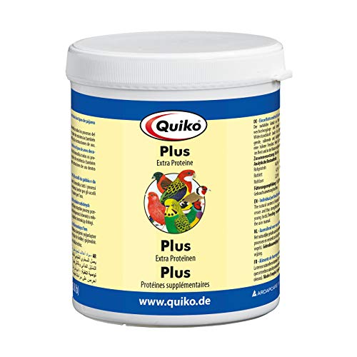 Quiko Plus – Extra Proteine per giovani uccelli tutti i tipi di uccelli decorativo, Dose, 1er Pack (1 X 400G)