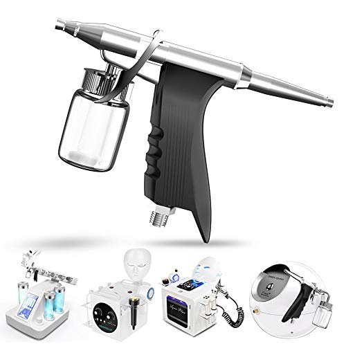 Ossigeno Cura della pelle, Pistola a spruzzo professionale a ossigeno Kit Airbrush Gun Spray Art Tattoo Strumenti di decorazione, pulisce idratante idratante e ridursi i pori