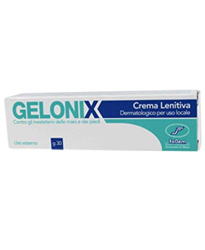 Gelonix Crema Lenitiva Mani e Piedi 30 g Geloni, Pelle Arrossata, Prurito