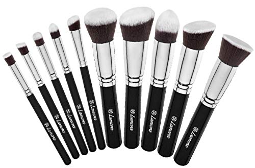 Set Pennelli Make Up Fondotinta Kabuki - Set Pennelli Trucco Professionali - Pennello Cipria Polveri Blush