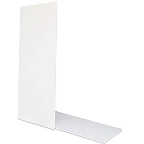 Eono by Amazon - Tela Allungata 76 cm x 26 cm Set di 2 Cotone Bianco 100%