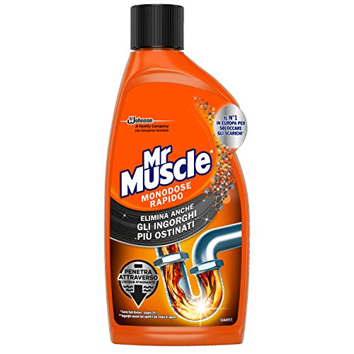 Mister Muscle Disgorgante Gel per Tubi e Scarichi - 500 ml