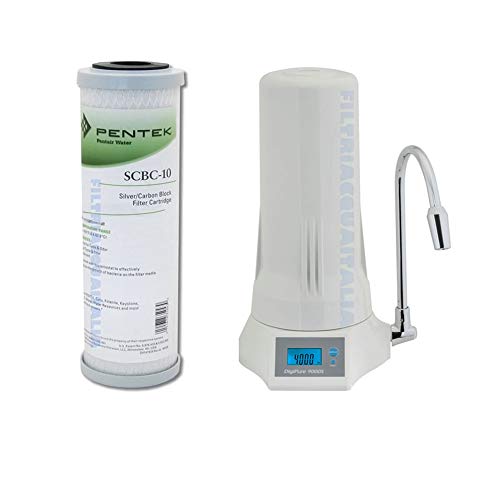 Filtri Acqua Italia Digipure 9000S Purificatore Sopra-Lavello, 0.5 micron