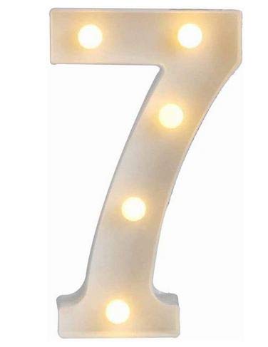 Yuna Lettere Luminose LED Lettere Decorative a LED Lettere dell'alfabeto Bianco (7)