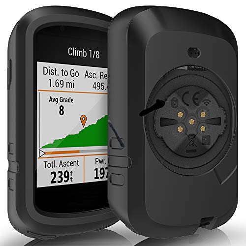 TUSITA Custodia per Garmin Edge 830 - Cover protettiva in silicone per pelle - Accessori per GPS Bike Computer