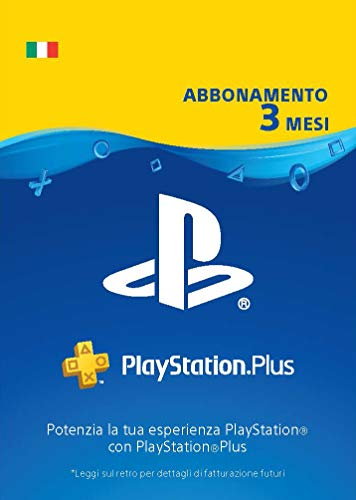 PlayStation Plus Abbonamento 3 Mesi | Codice download per PSN - Account italiano