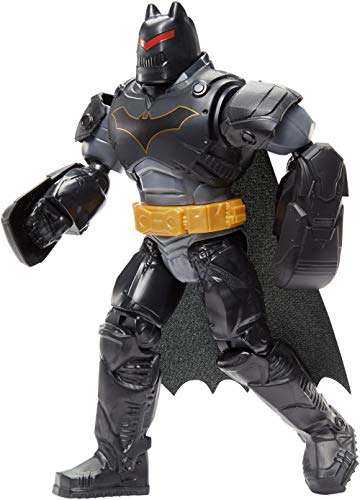 Batman con Armatura e Maschera Rimovibile, Personaggio Articolato, Alto 30 cm con 11 Punti di Articolazione, Giocattolo per Bambini di 4+ Anni, GCK65