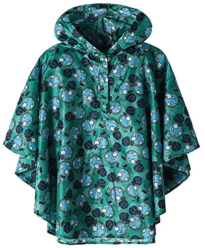 Summer Mae Giubbe per Bambini e Impermeabili Verde Punto XXL（Fit 59.24